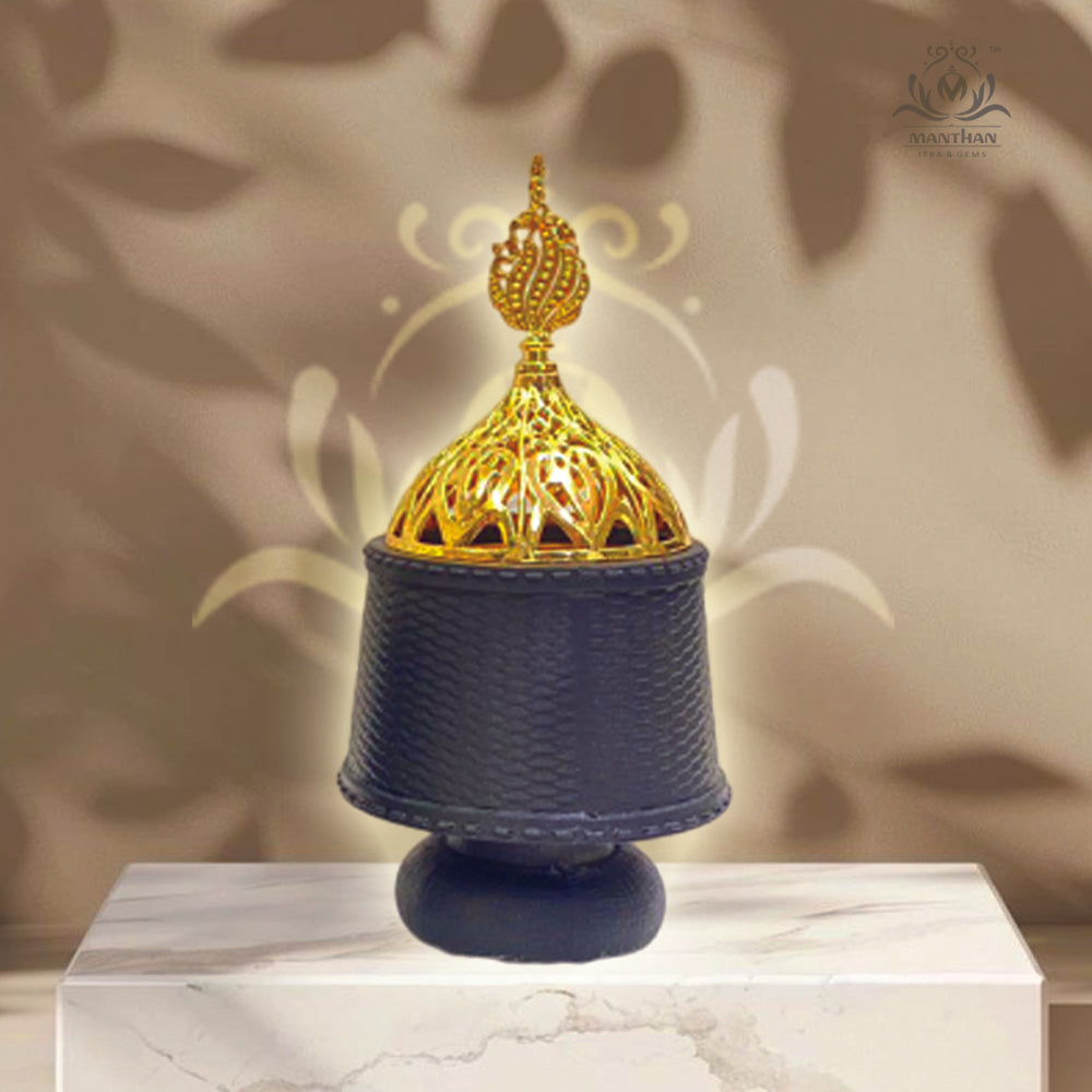 Purplish Elegant Bakhoor Burner (Non-Electric)