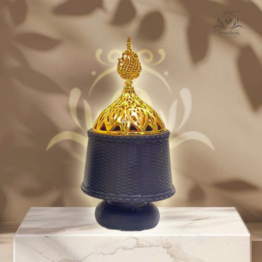 Purplish Elegant Bakhoor Burner (Non-Electric)
