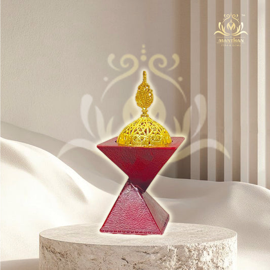 Pyramid Red Bakhoor Burner (Non-Electric)