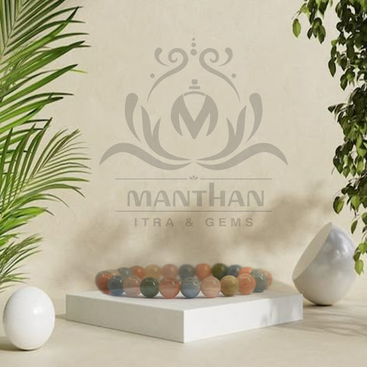Morganite Beryl Aqua Bracelet