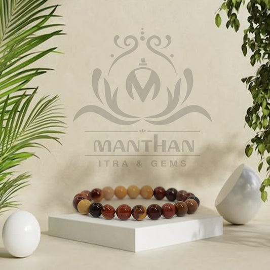 Natural Mookaite Jasper Bracelet