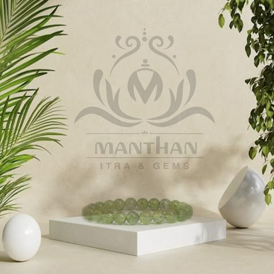 Natural Prehnite Bracelet