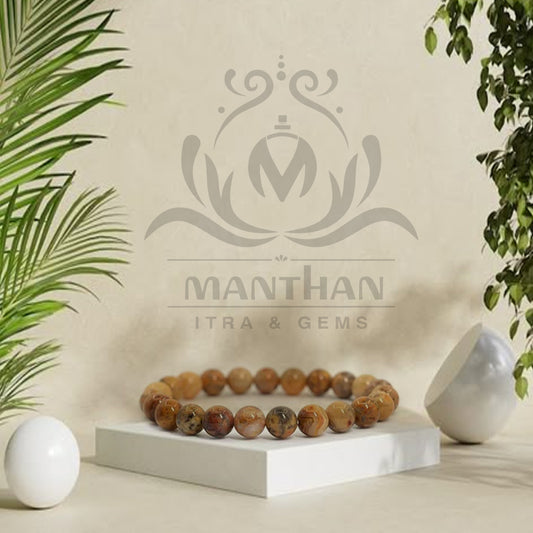 Natural Crazy Lace Agate Bracelet